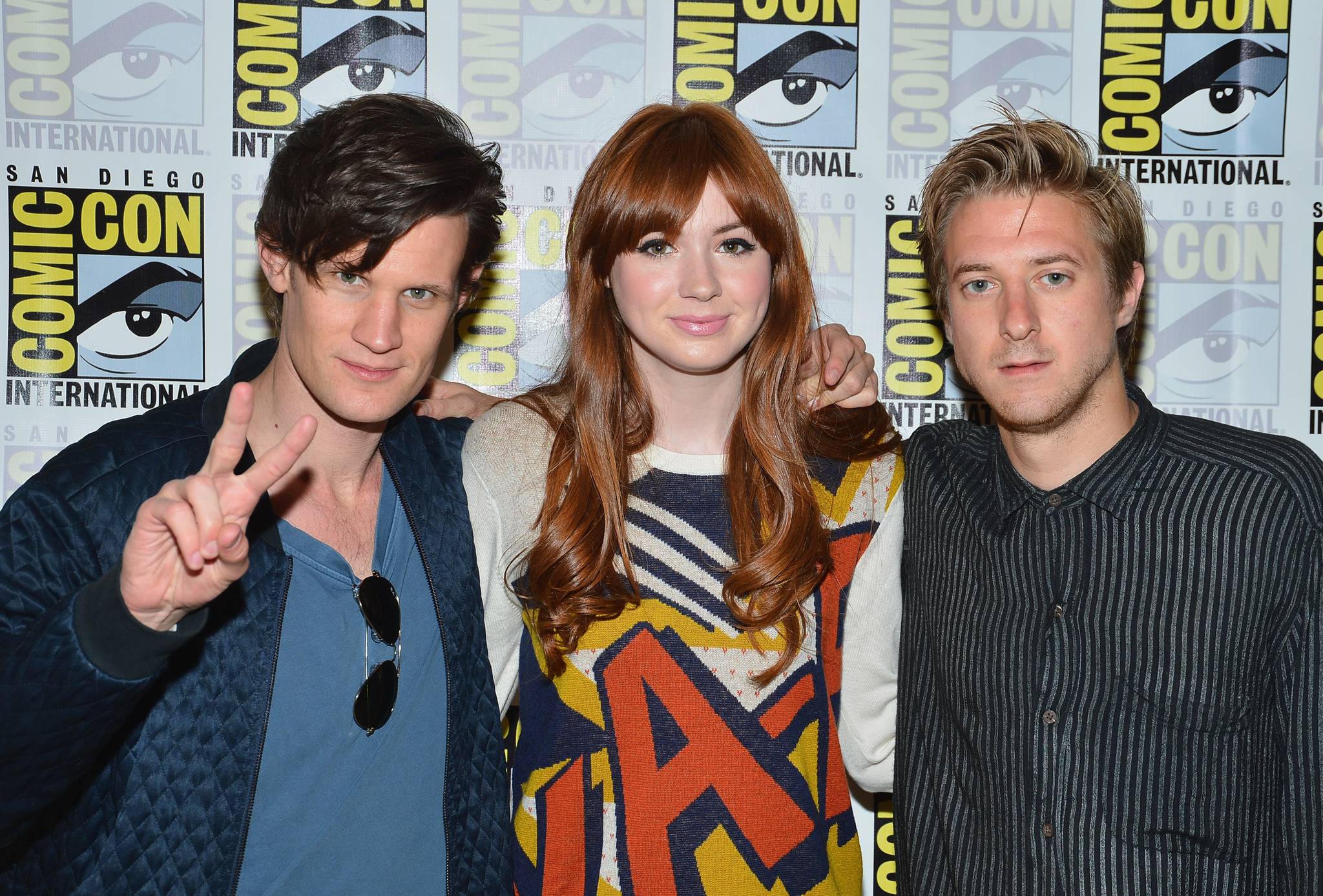 Matt Smith, Karen Gillan and Arthur Darvill at event of Doctor Who (2005)