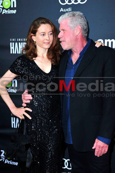 Linda Gegusch and Ron Perlman Berlin Premiere 