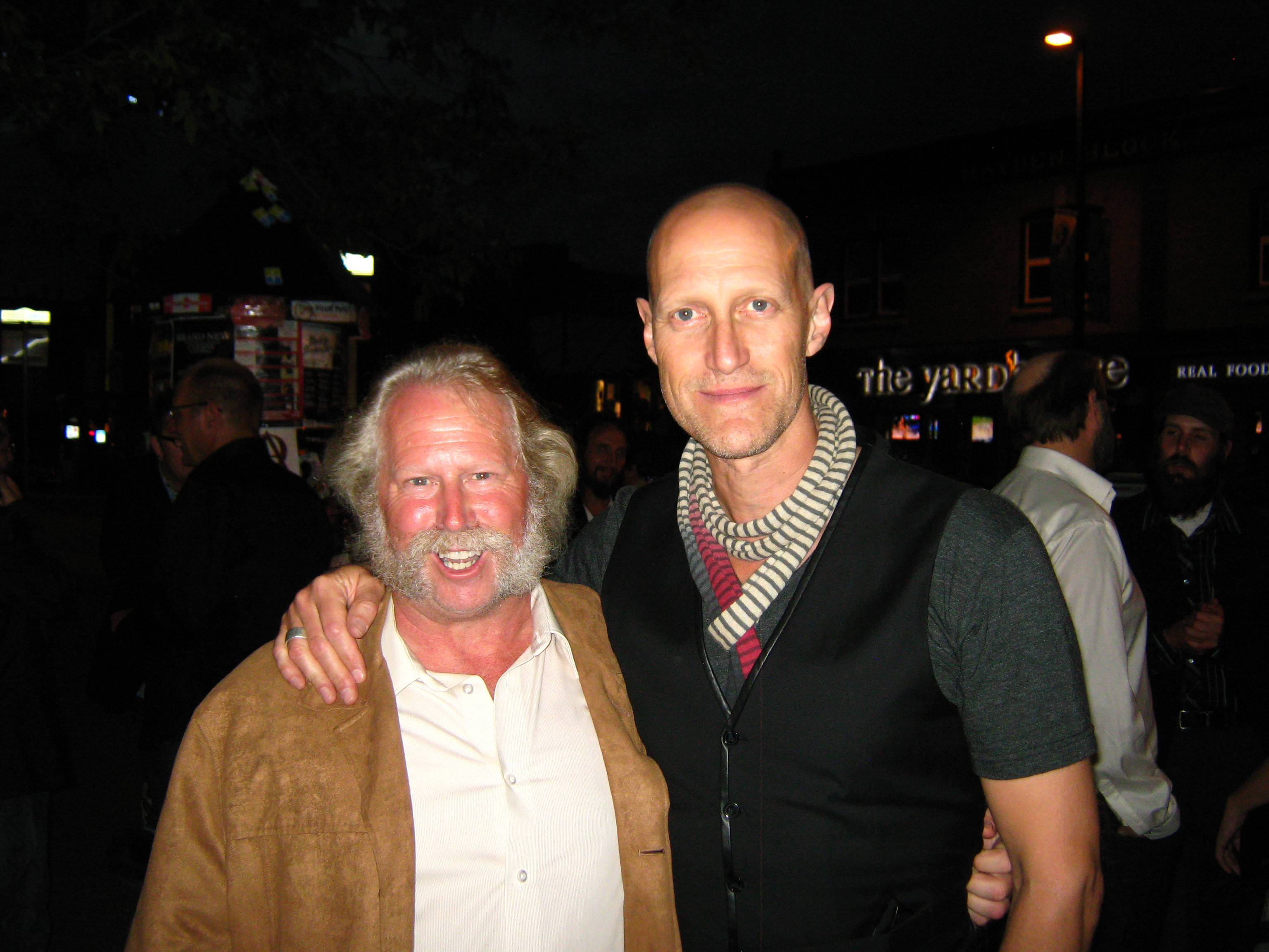 Terry A. Brown and Christopher Heyerdahl at the Hell on Wheels Season 2 Premiere Gala