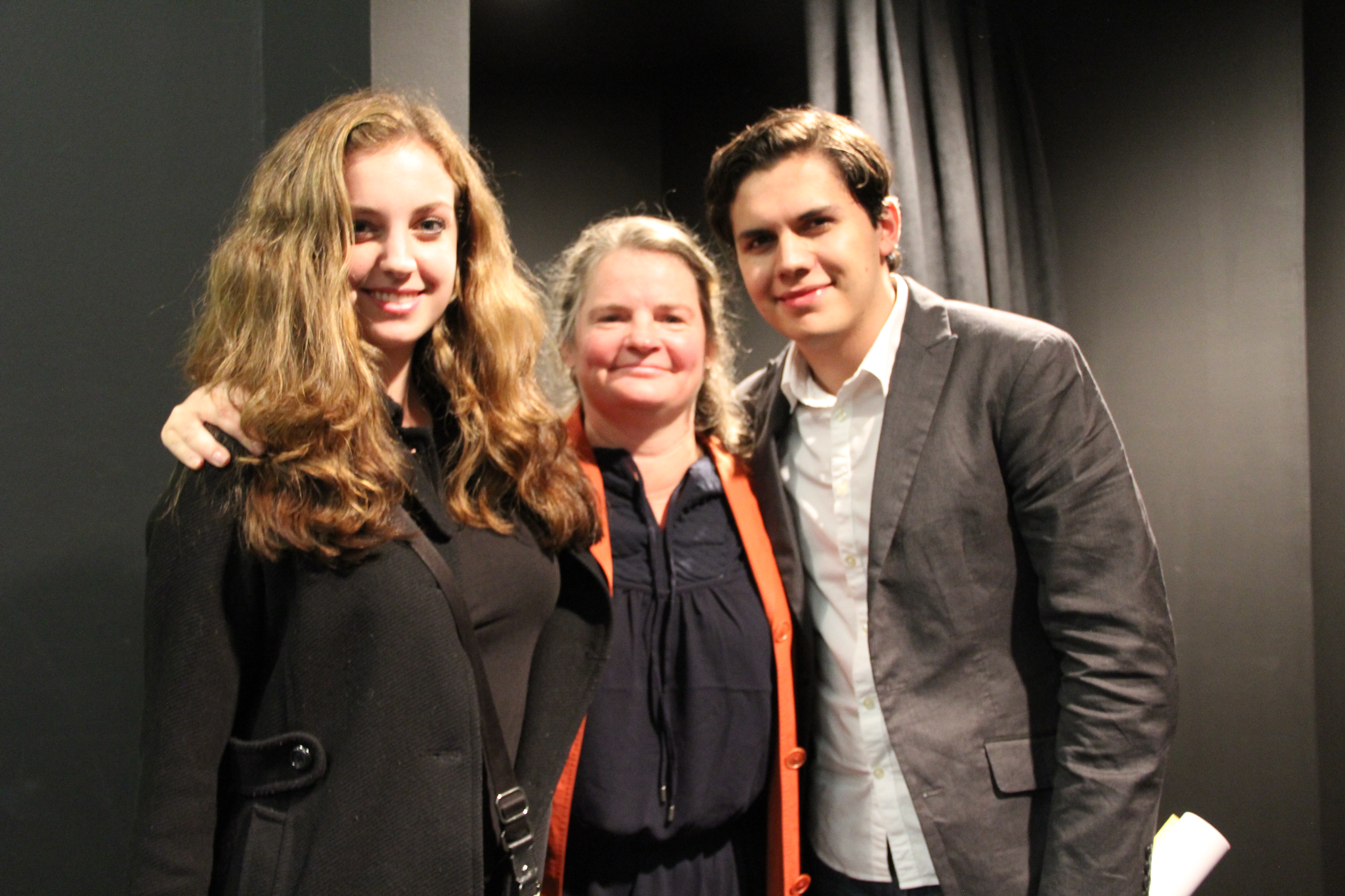 Devon Leaver, Editor Mary Ryan, & Director Joseph Scott Rodriguez at the NYU New Visions & Voices Film Festival. Joseph's Short Film, Sinking won 1st Place.
