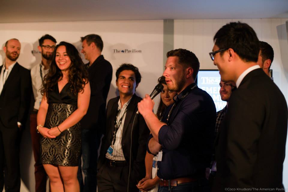 Joseph Scott Rodriguez at The 2014 Cannes Emerging Filmmaker Showcase hosted by The American Pavilion.