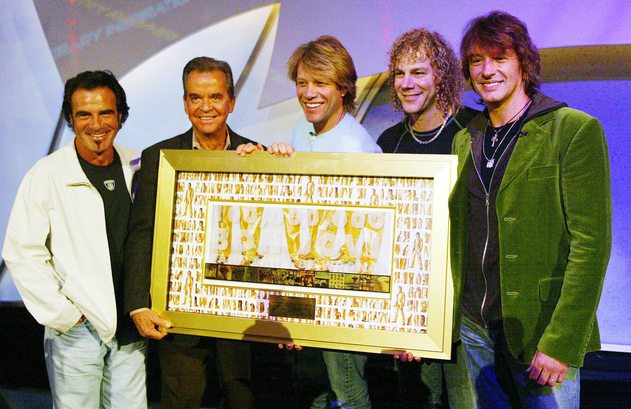 Dick Clark and Bon Jovi