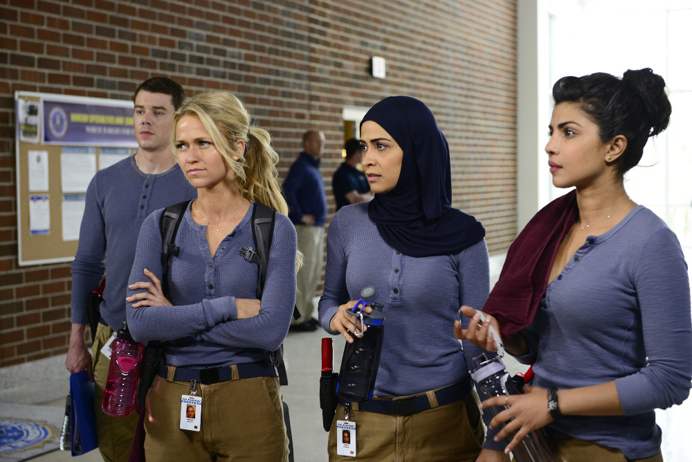 Still of Priyanka Chopra, Brian J. Smith, Johanna Braddy and Yasmine Al Massri in Quantico (2015)