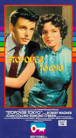 Joan Collins and Robert Wagner in Stopover Tokyo (1957)