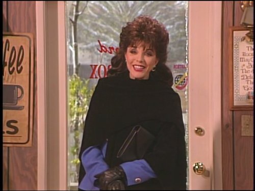 Still of Joan Collins in Roseanne (1988)