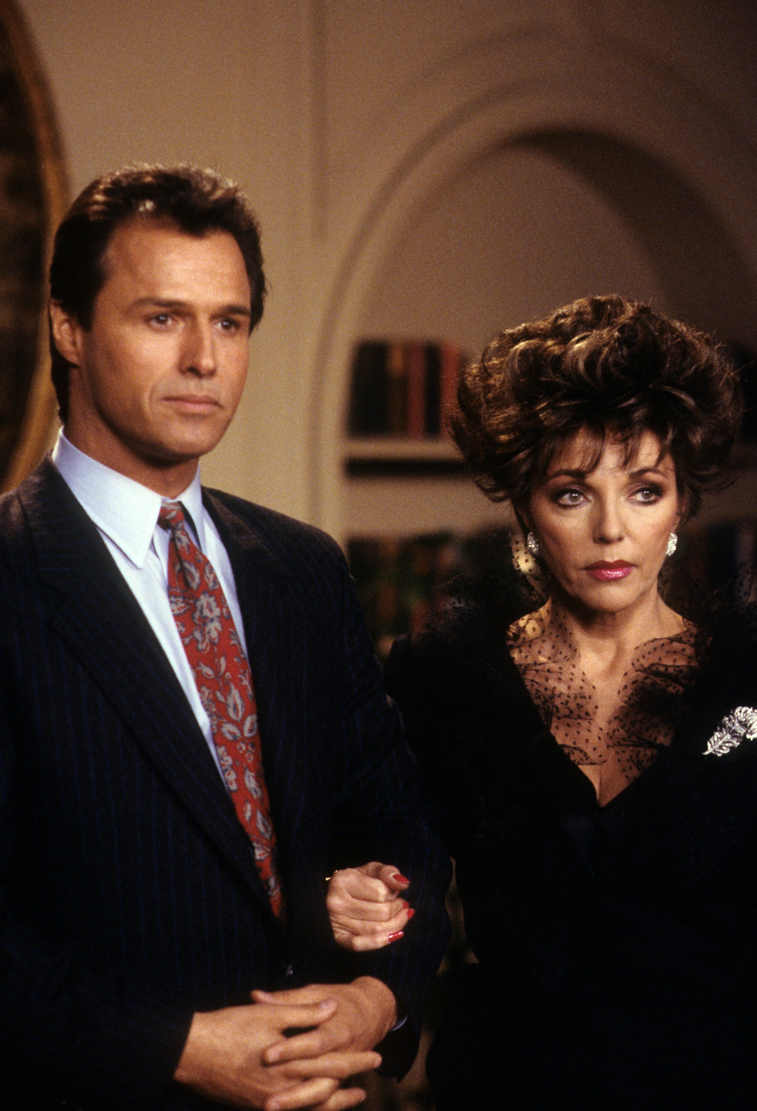 Still of Joan Collins and Michael Nader in Dynasty (1981)
