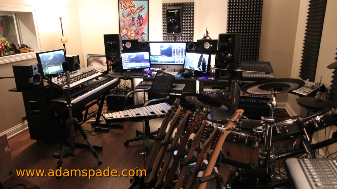 Composer, Adam Spade - Recording Studio