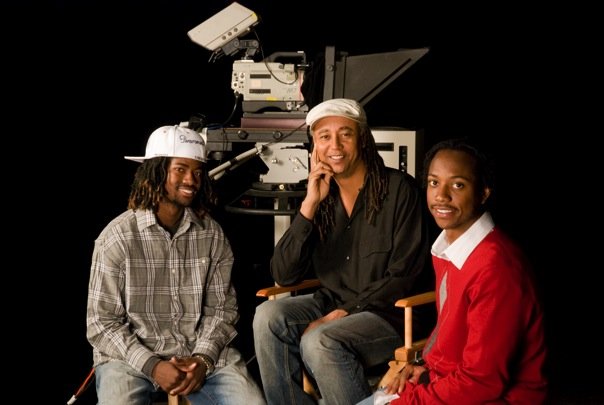 Jesse Vaughan mentoring young filmmakers Vernon Richardson & Cedric Owens