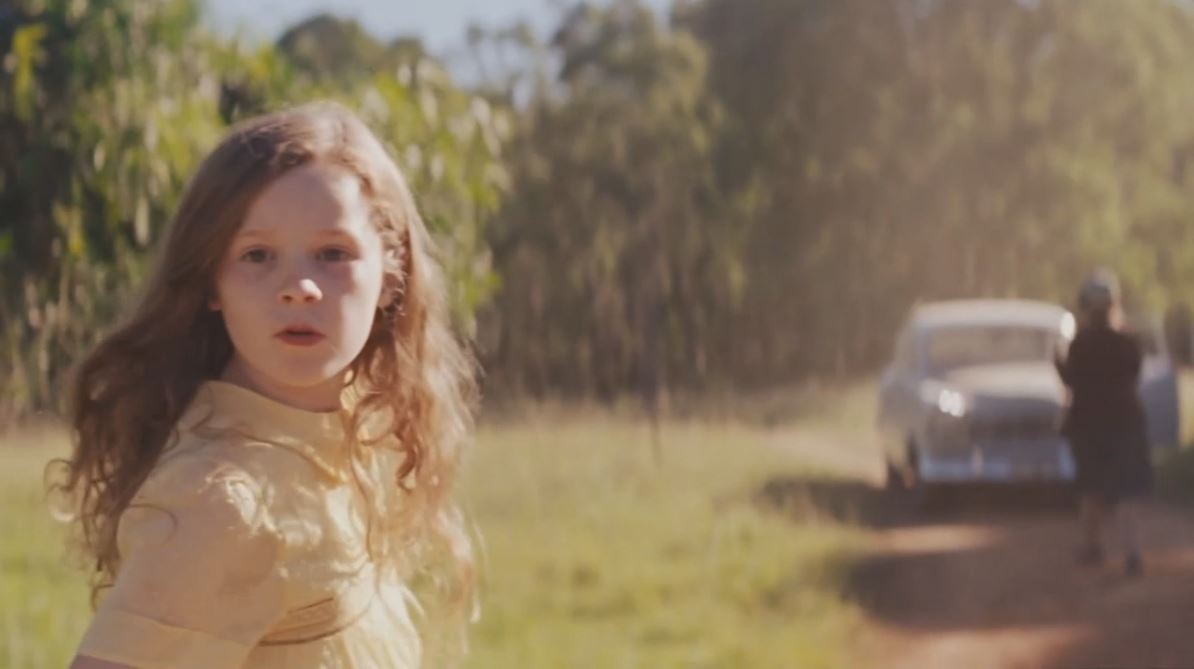 Lily Pearl as 'Young Robyn Davidson' in 'Tracks' - Courtesy of See Saw Films