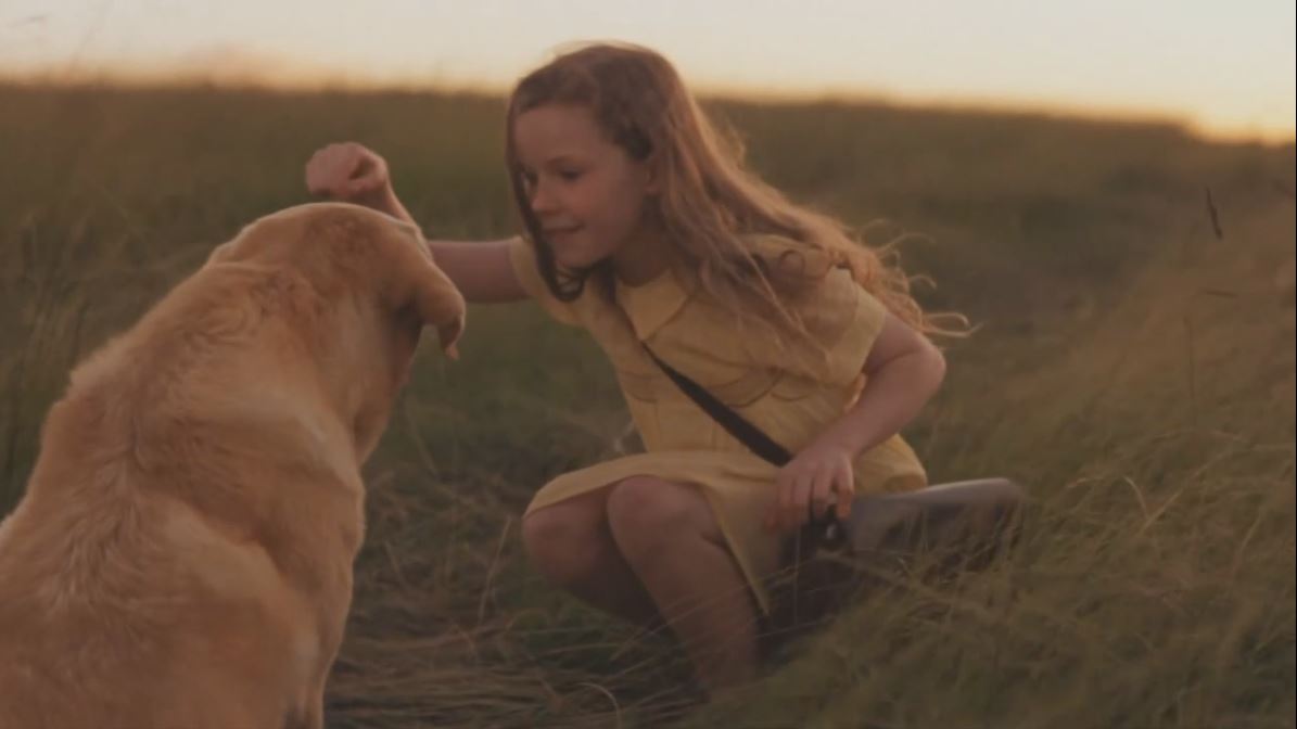 Lily Pearl as 'Young Robyn Davidson' in 'Tracks' - Courtesy of See Saw Films