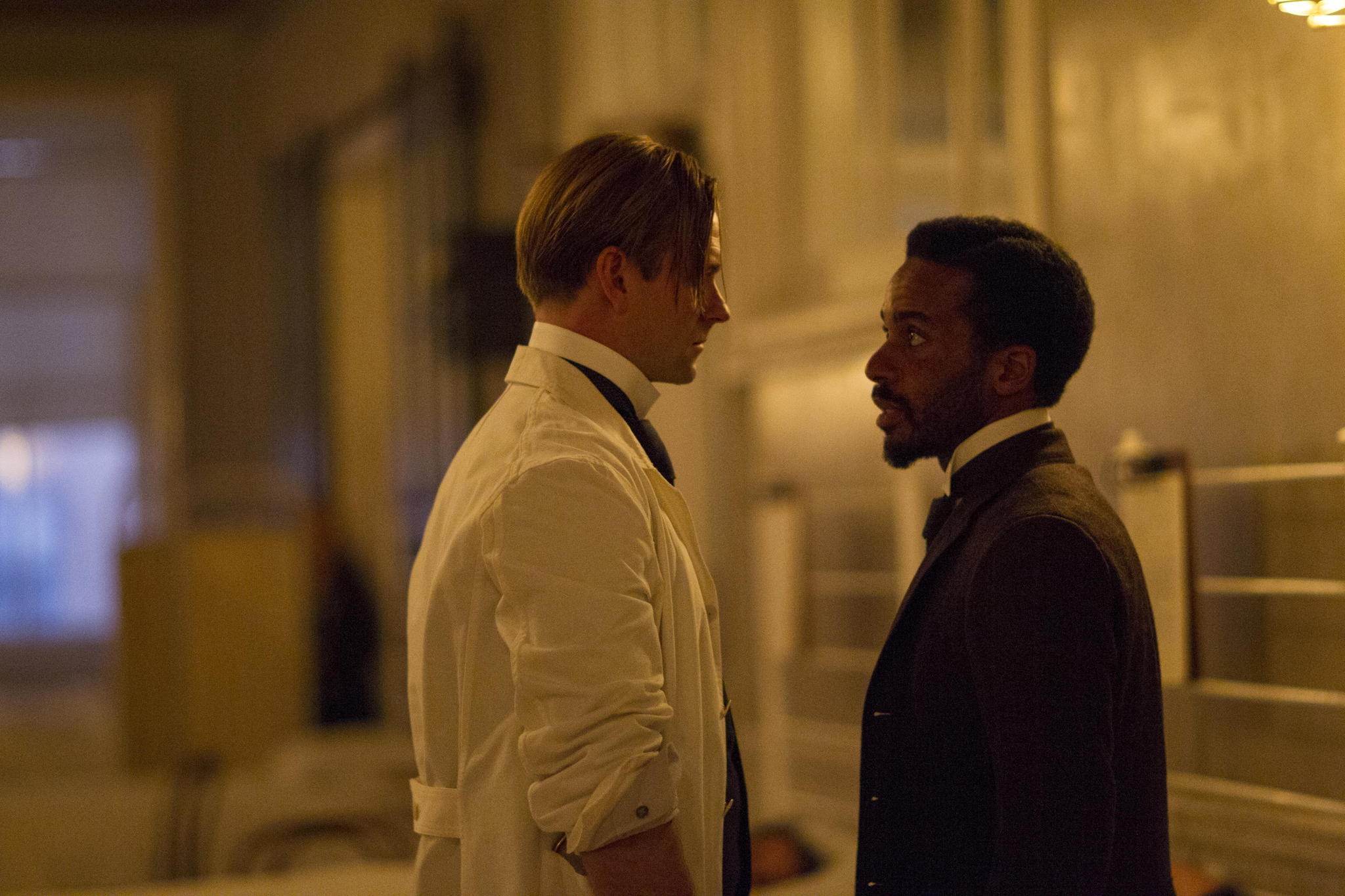 Still of Eric Johnson and André Holland in The Knick (2014)