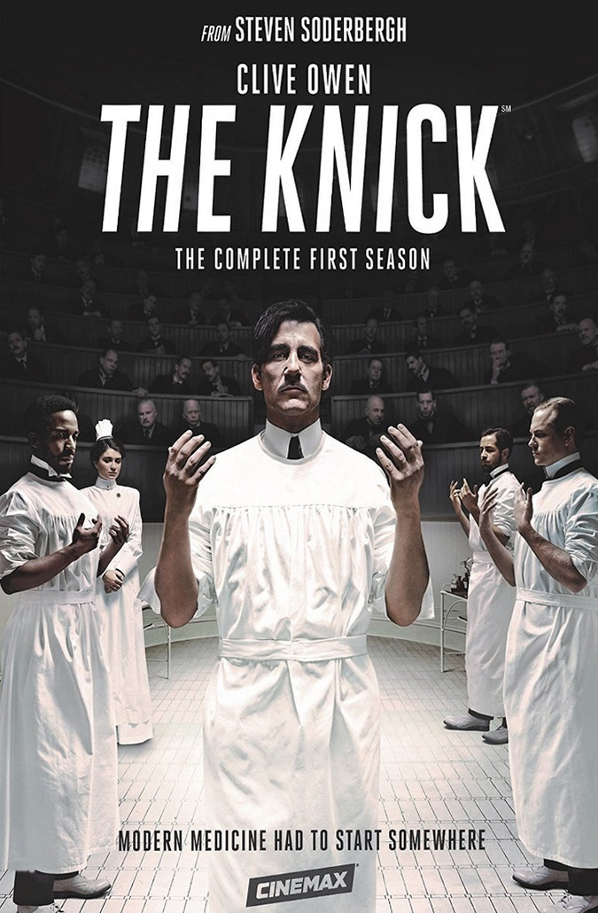 Michael Angarano, Eric Johnson, Clive Owen, Eve Hewson and André Holland in The Knick (2014)