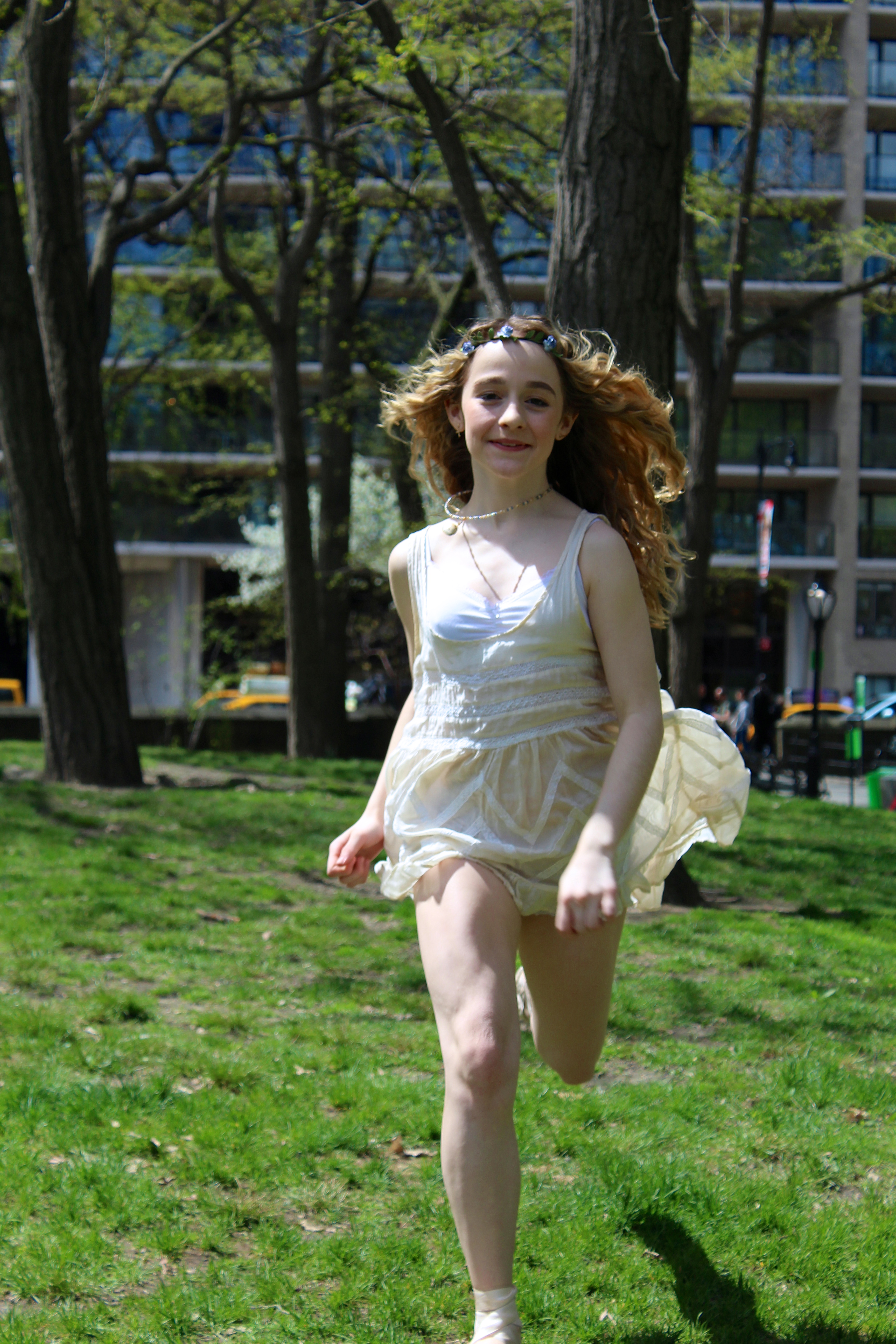 Sophia Anne Caruso Model shoot Central Park NY spring 2015