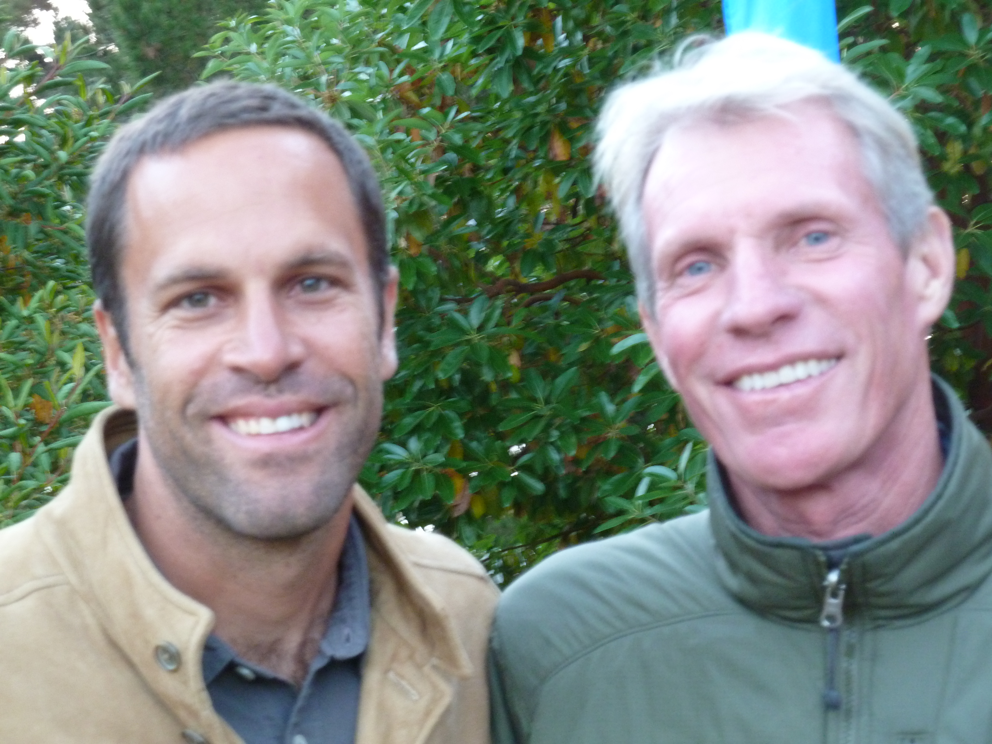 Jack Johnson and Steve Nichols at private function.