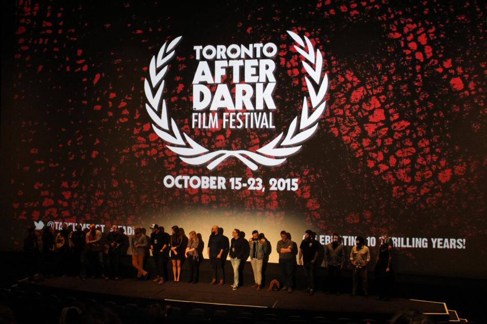 Cast and Crew of THE DEMOLISHER at the the Toronto After Dark Film Festival