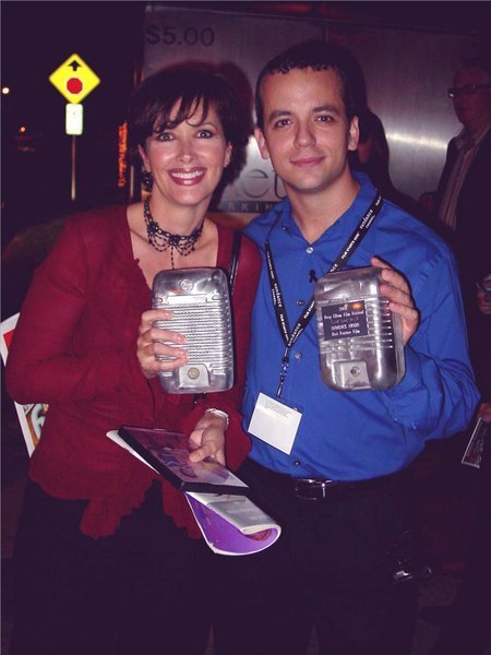 Janine Turner and Todd Jenkins at the 2004 Deep Ellum Film Festival.