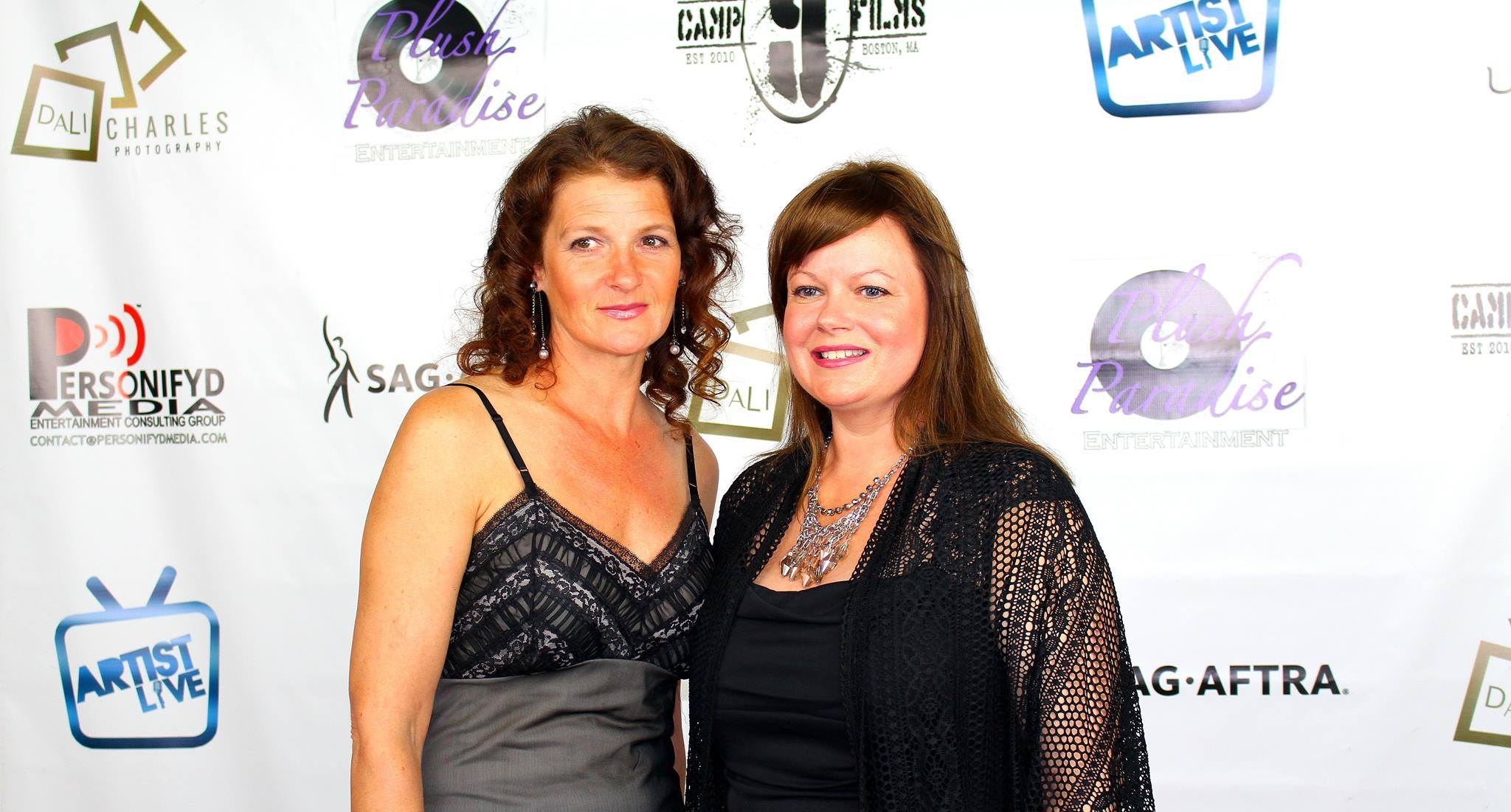 Hollywood-East Red Carpet On The Bay Left: Teresa LaVallee, guest Right: Amanda Landry, Actress