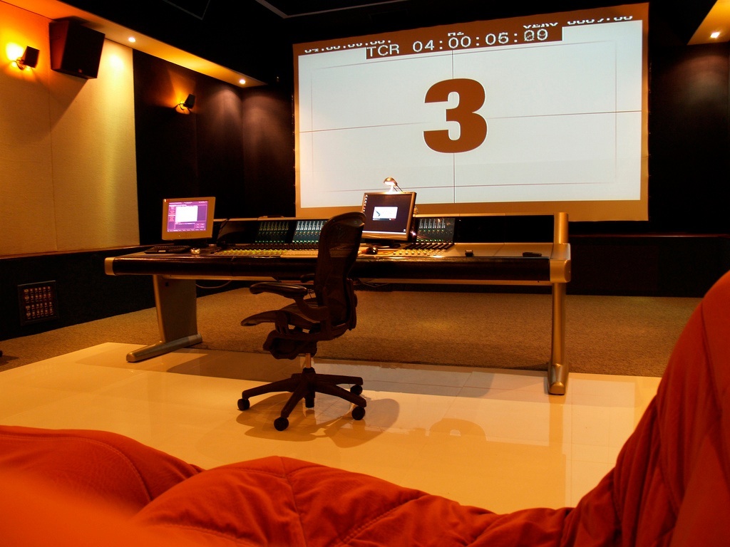 Dolby room at Visom Digital in Rio de Janeiro Brazil.