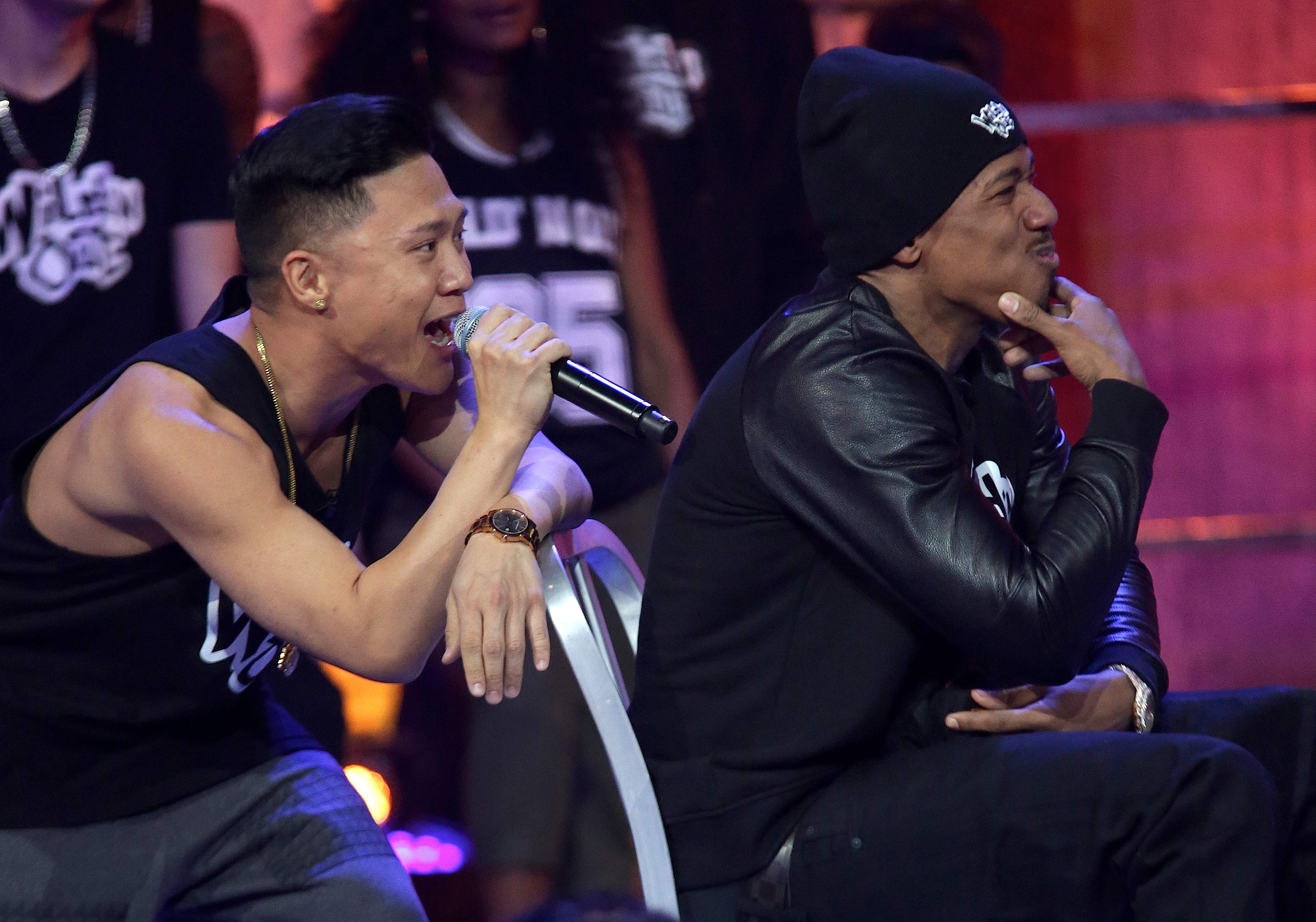 Makin the boss man laugh on another episode of Wildnout