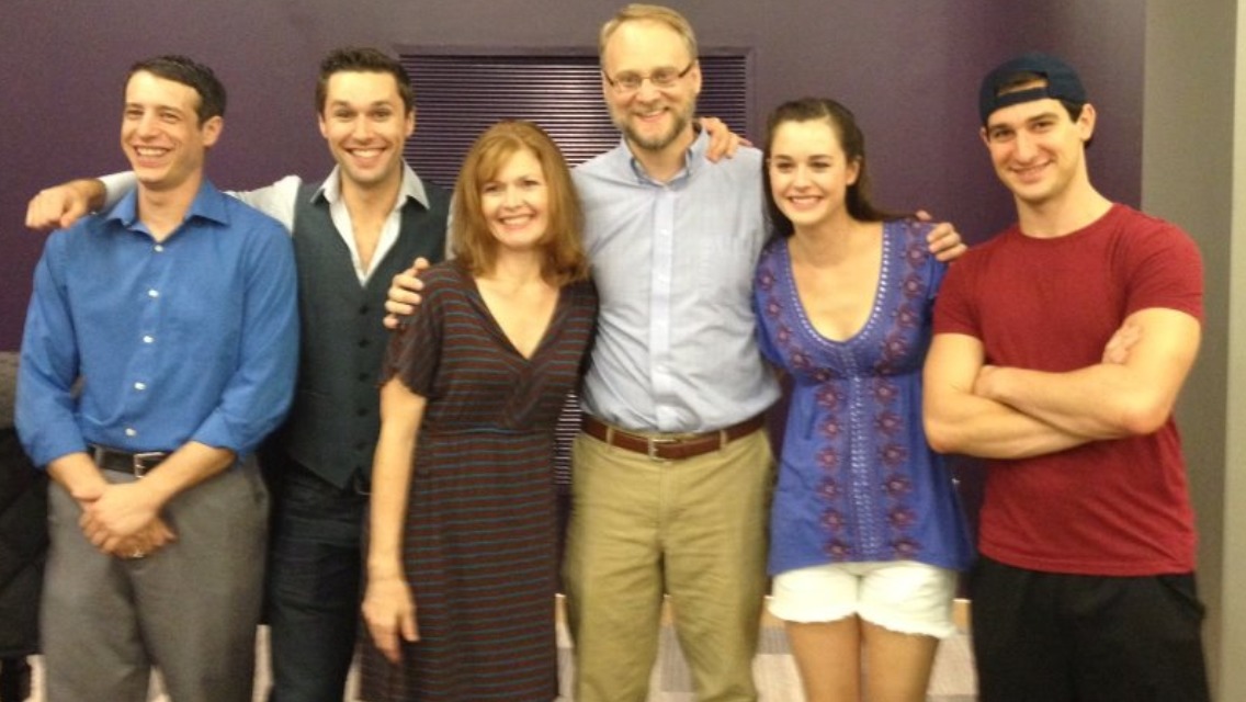 The cast of Next to Normal at closing night.