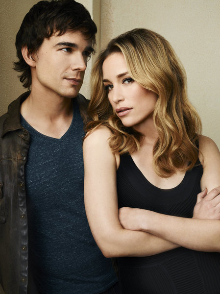 Still of Piper Perabo and Christopher Gorham in Covert Affairs (2010)