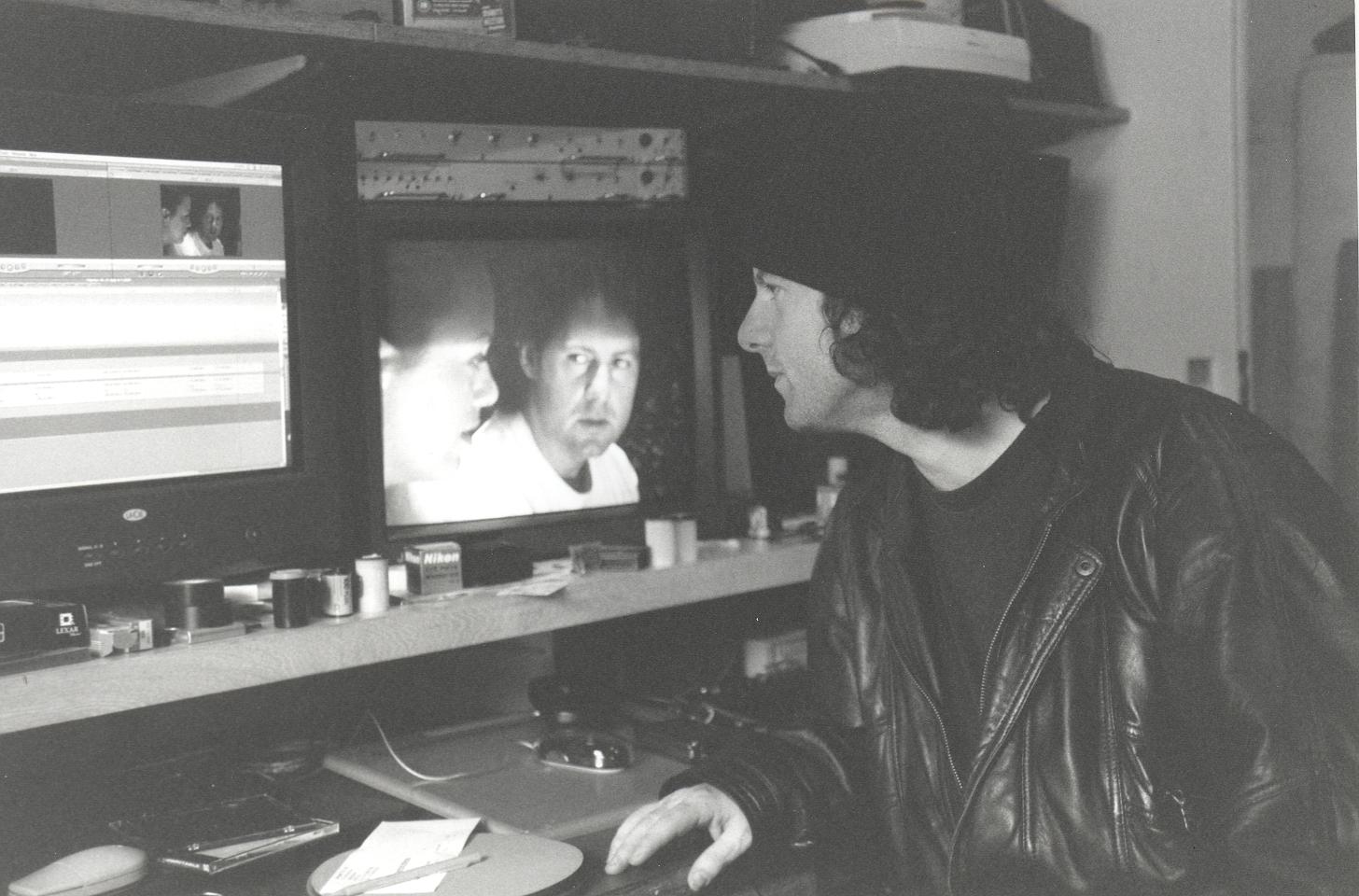 Jerry Anton during post-production for 