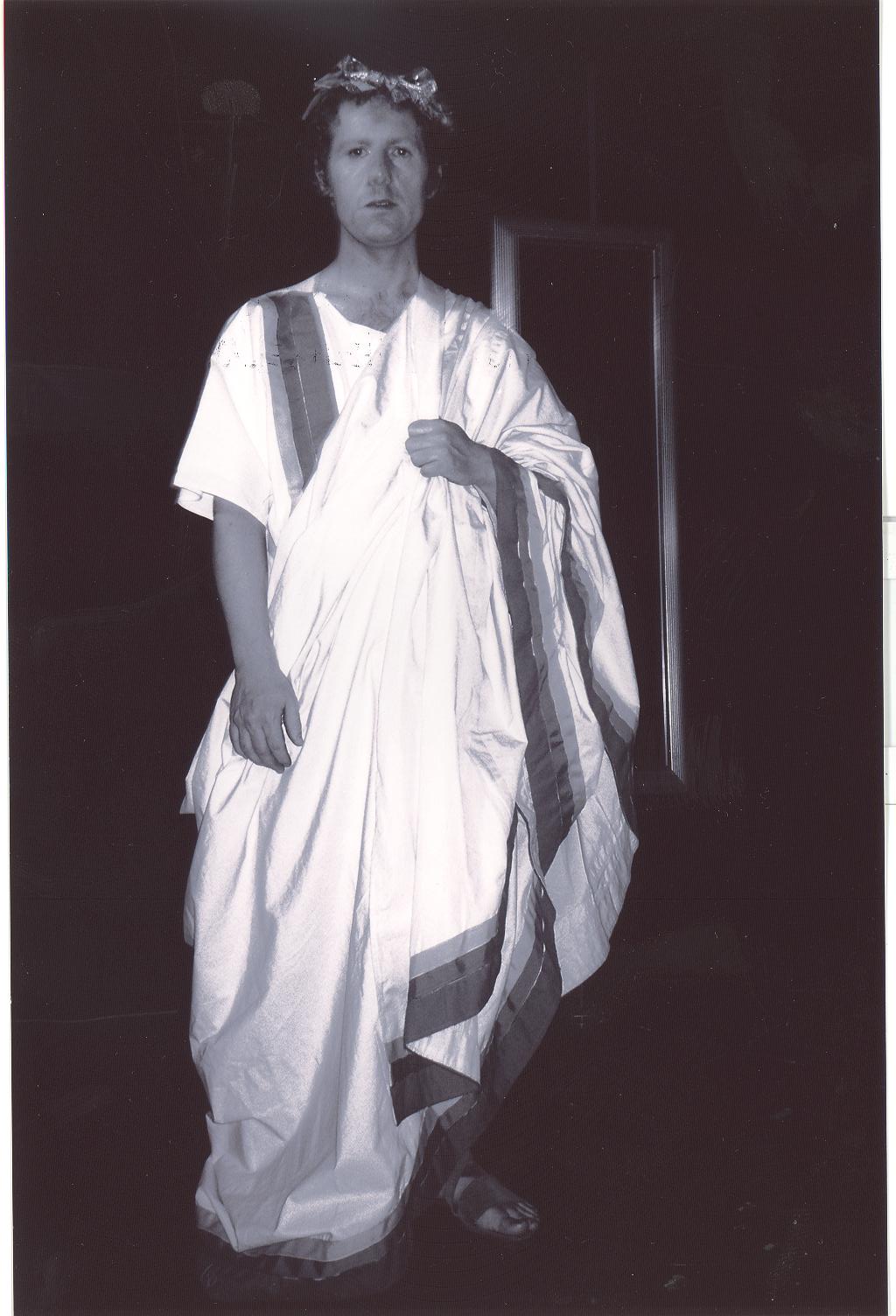 Jerry Anton as Caius Caligula in short film 