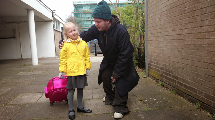 Aoife Reilly and Jerry Anton in short film 