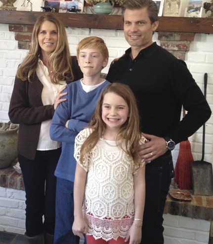 Casper Van Dien, Catherine Oxenburg, Steven Dady, and ? girl in the movie 