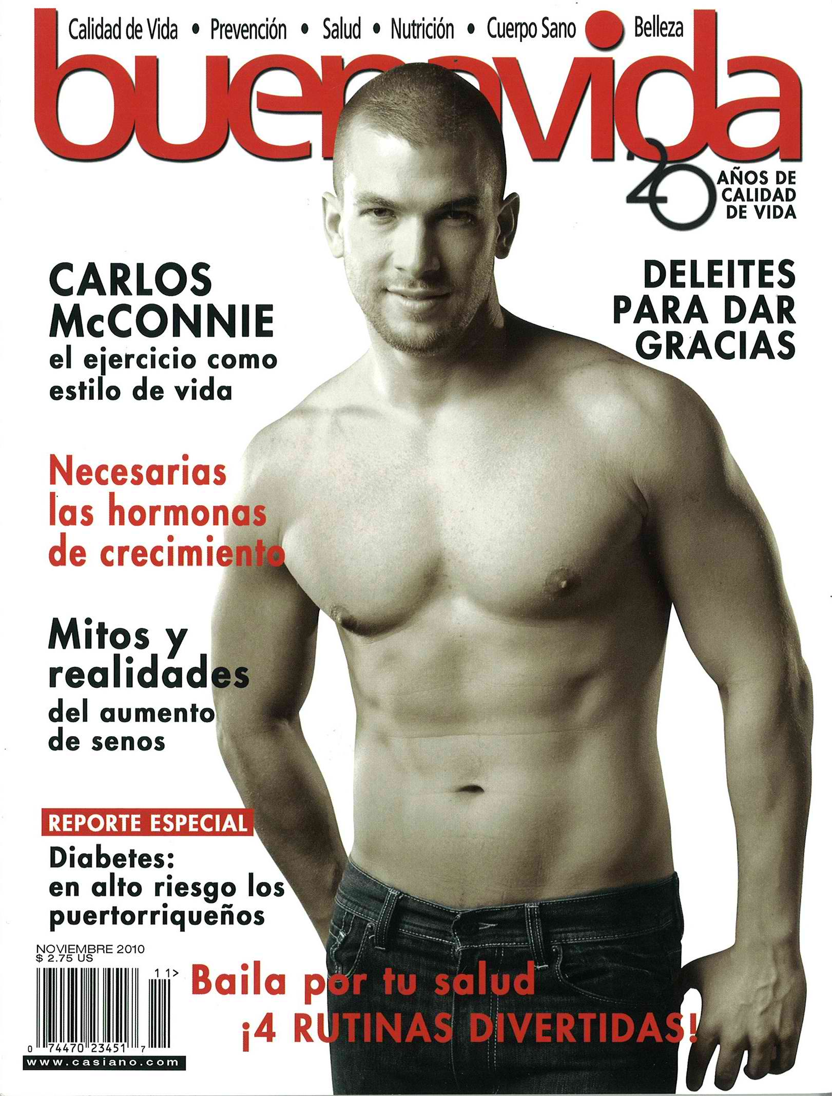 Celebrity Cover for Buena Vida Magazine.