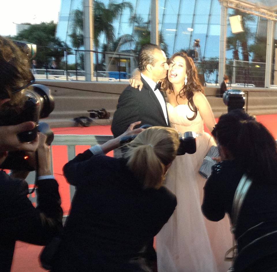 Michelle Romano and Said Faraj at the Festival de Cannes