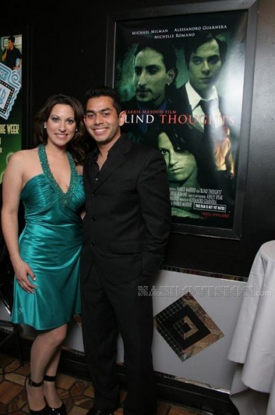 Michelle Romano and Harris Masood attend the NYC Premiere of 