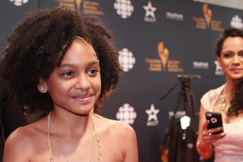 Shailyn Pierre-Dixon on the Red Carpet at the Canadian Screen Awards
