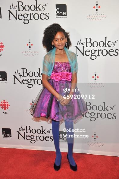 Shailyn Pierre-Dixon on the TIFF/CITF Red Carpet for the Canadian Premiere of 'The Book of Negroes