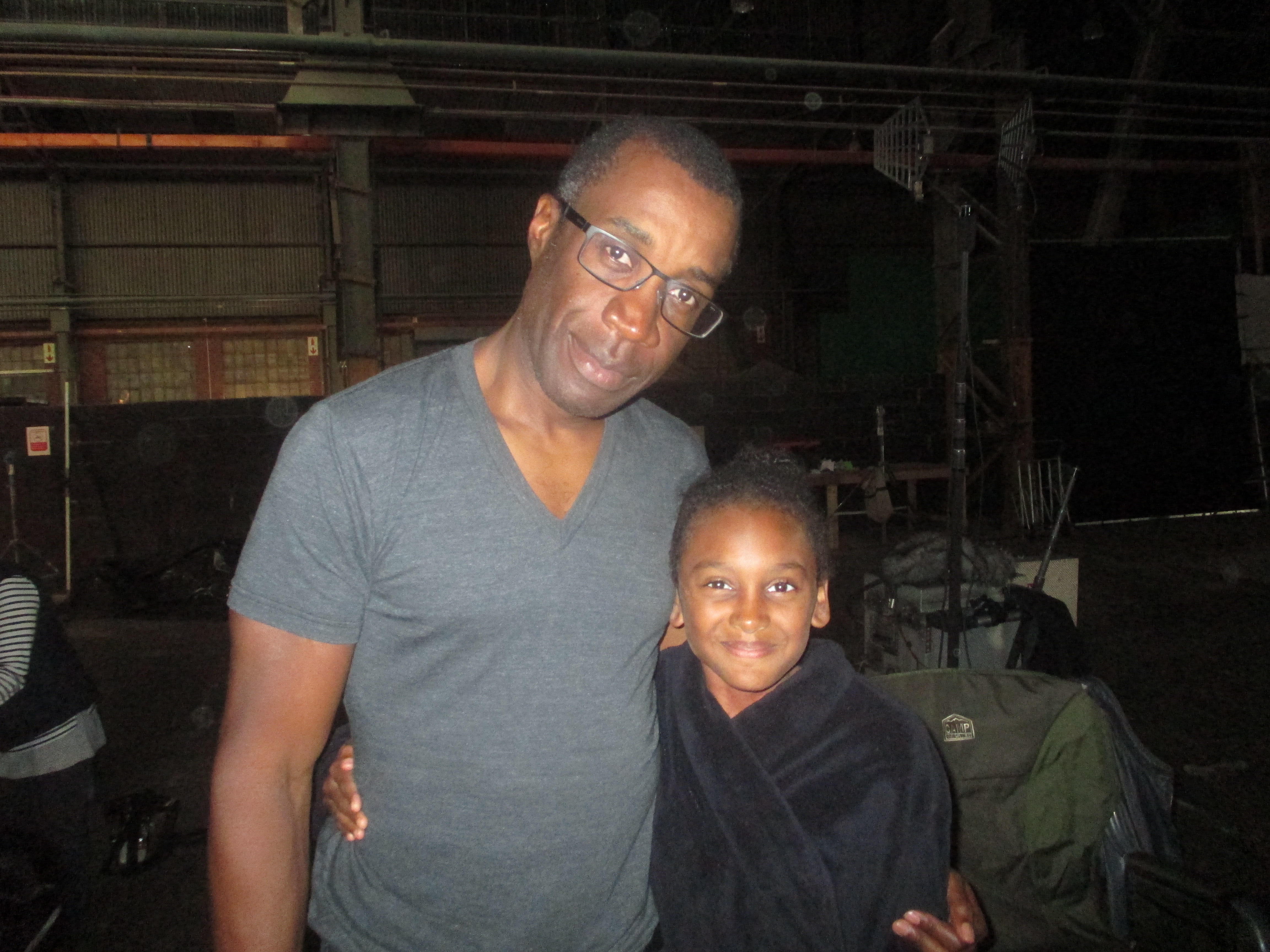 Shai Pierre-Dixon and Director Clement Virgo, on the set of 'The Book of Negroes'