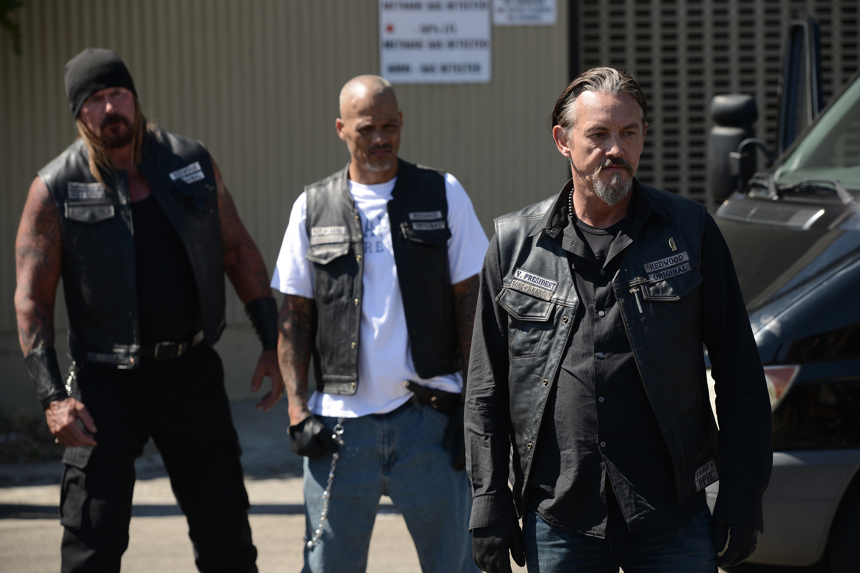 Still of Tommy Flanagan, David Labrava and Rusty Coones in Sons of Anarchy (2008)