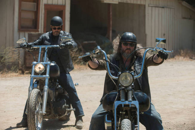 Still of Tommy Flanagan and Mark Boone in Sons of Anarchy (2008)