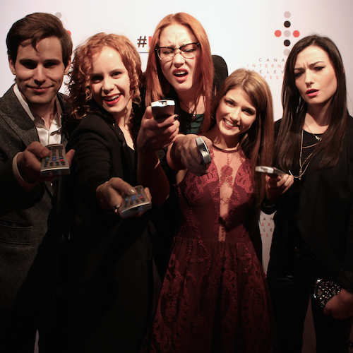 Aaron Chartrand, Annie Briggs, Sharon Belle, Elise Bauman, Natasha Negovanlis at the Canadian International Television Festival 2014