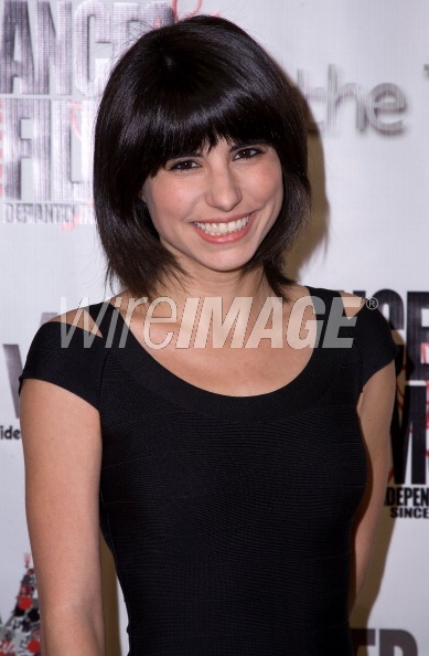 Romina at the premiere for The Insomniac