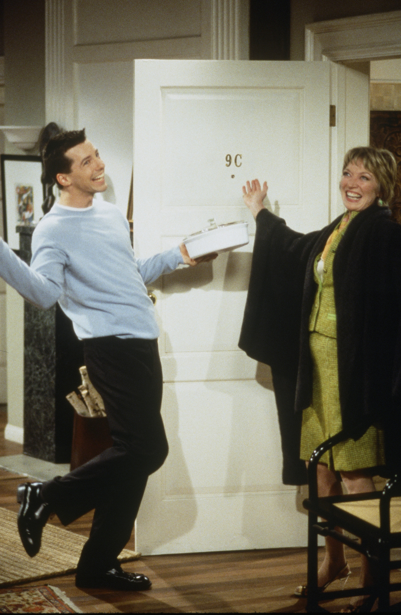 Still of Veronica Cartwright and Sean Hayes in Will & Grace (1998)