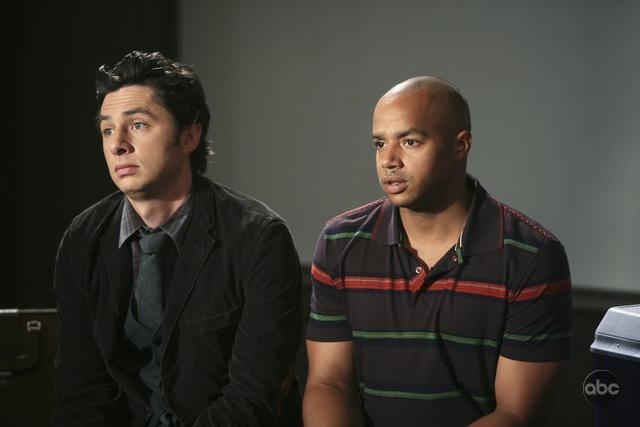 Still of Zach Braff and Donald Faison in Scrubs (2001)