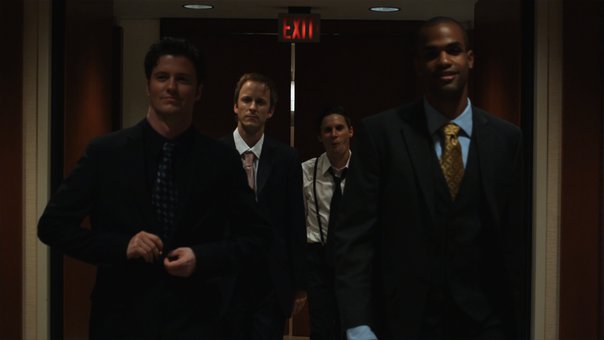 David J. Phillips, Christopher Redman, Kris Lemche, and Darrel Davenport in Green Guys