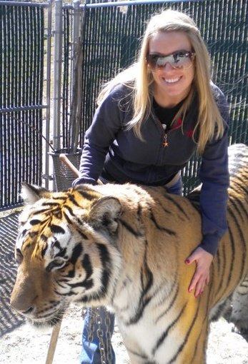 With Drifter from the Wildlife Waystation