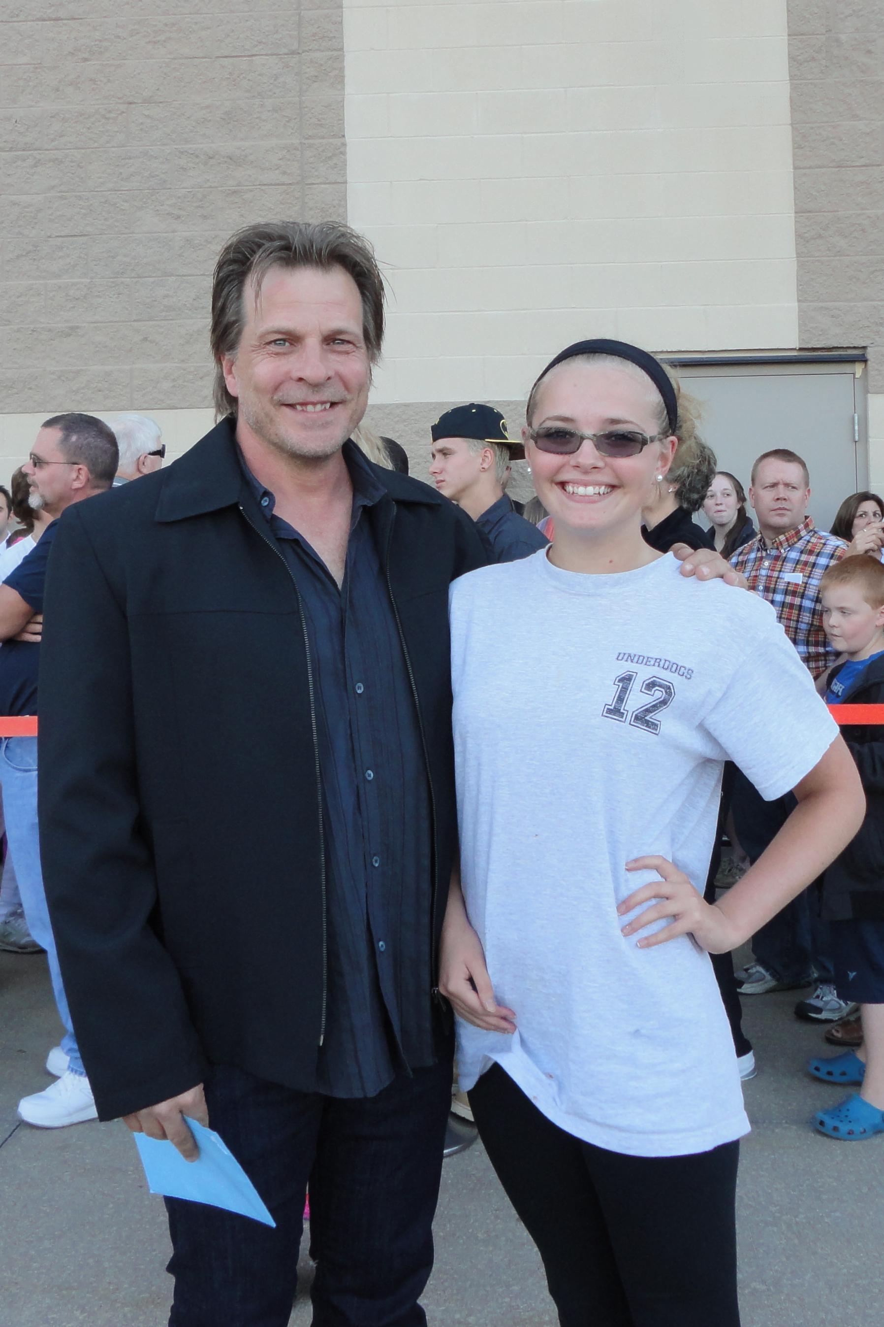 Posing with Doug Dearth at the Underdogs premier event held in Canton, Ohio.