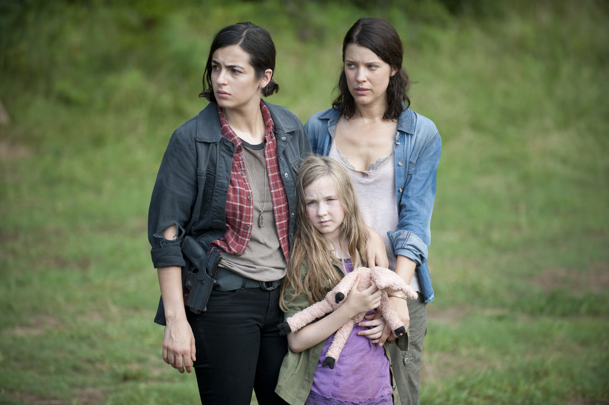 Still of Audrey Marie Anderson, Alanna Masterson and Meyrick Murphy in Vaikstantys numireliai (2010)