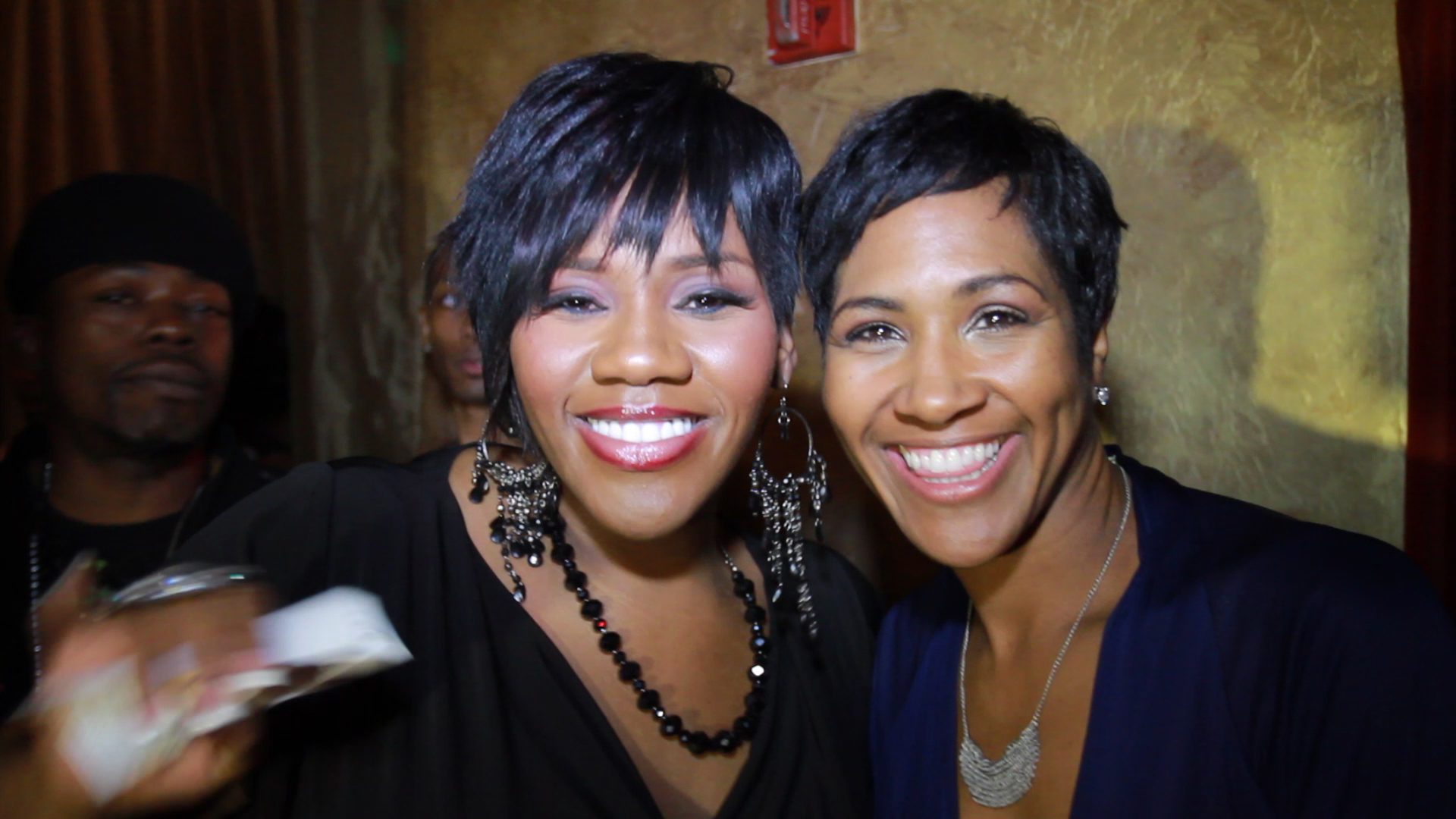 Filming Kelly Price's album release party with Terry Vaughn!