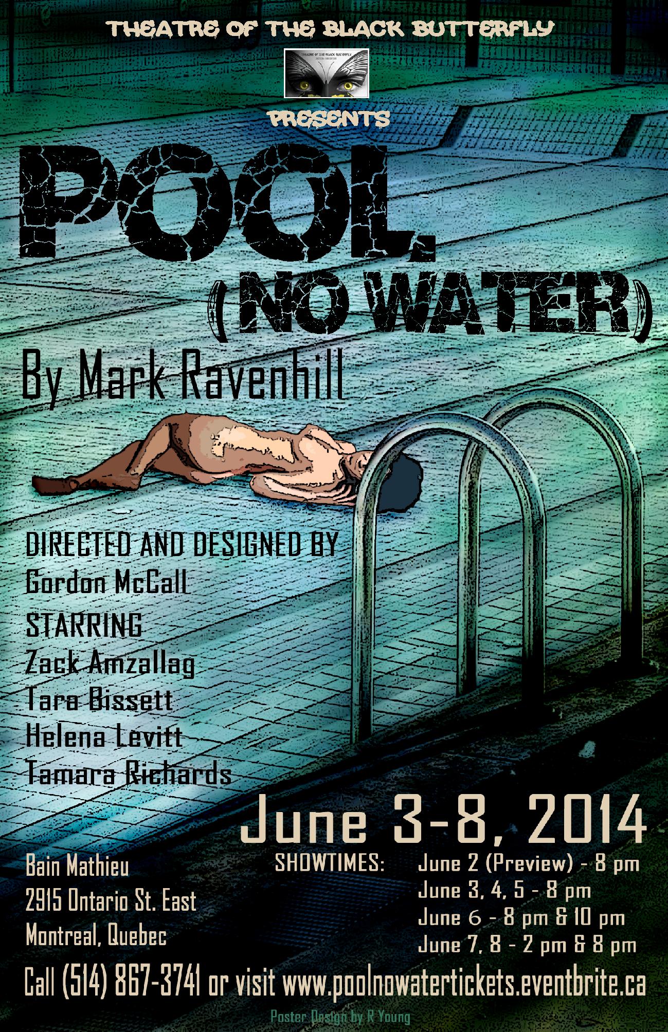 Pool (No Water) - Theatre of the Black Butterfly (AD Gordon McCall) Montreal, 2014
