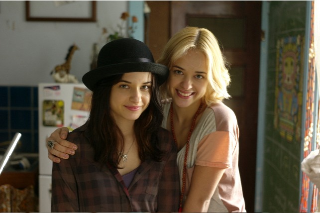 Still of Raechelle Banno with Karina Banno