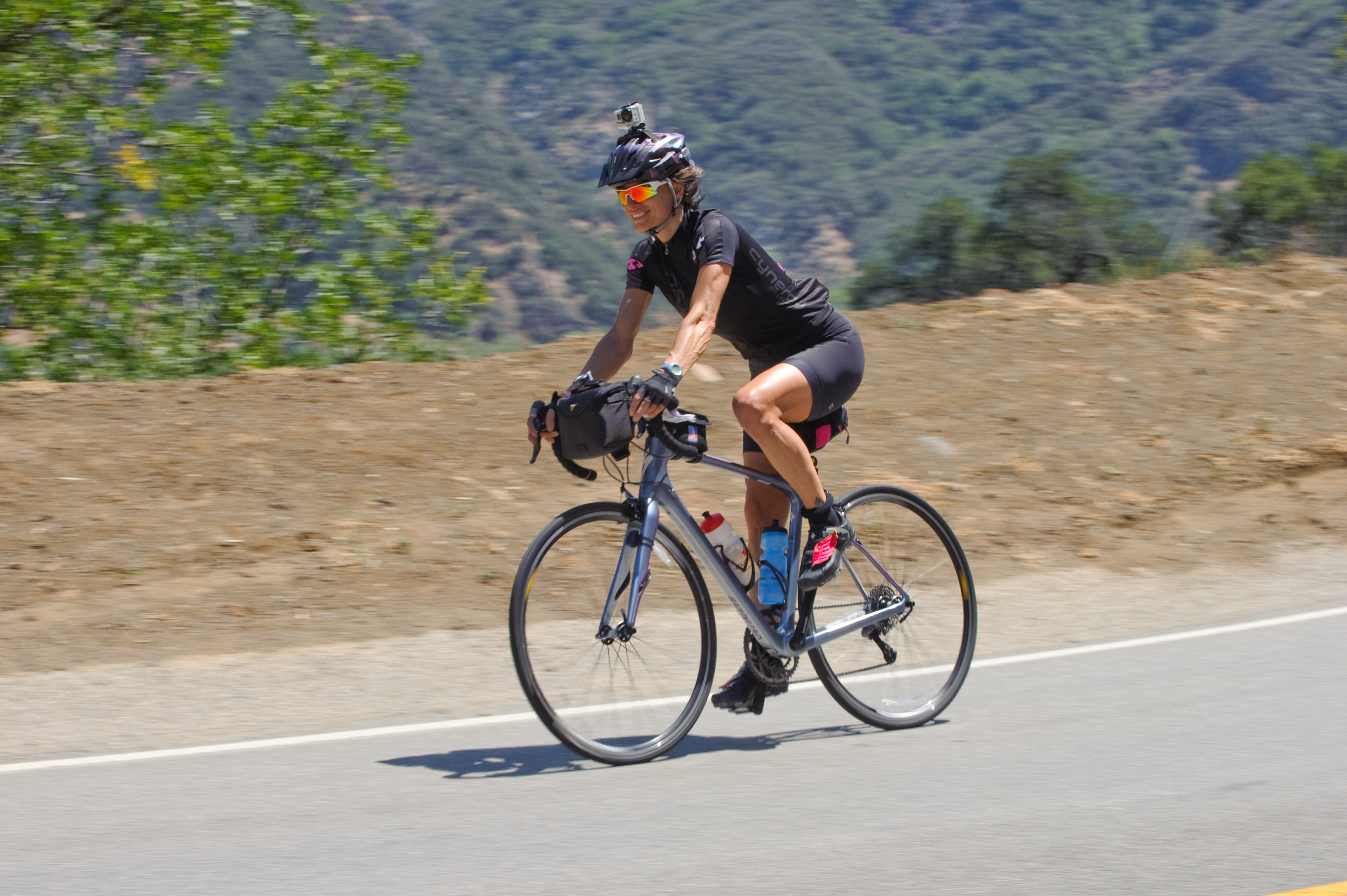 Traci Dinwiddie training for AIDS/LifeCycle