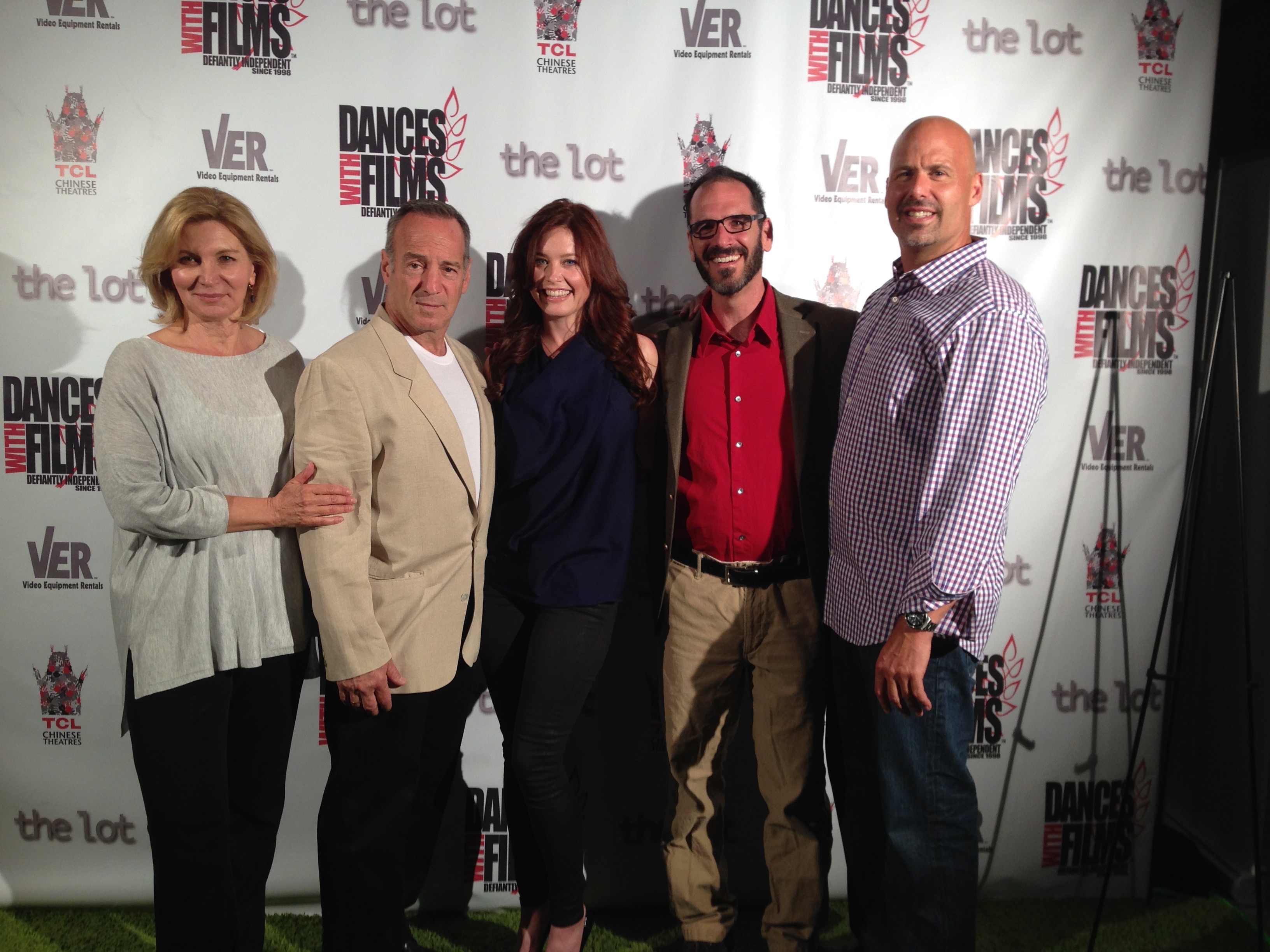 Isabella Hofmann, Peter Onorati, Melissa Archer, Charles Dayton, and Joe Basile at Dances with Films, WEST END.